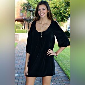 Glam: Laney Dress, Black M / Black